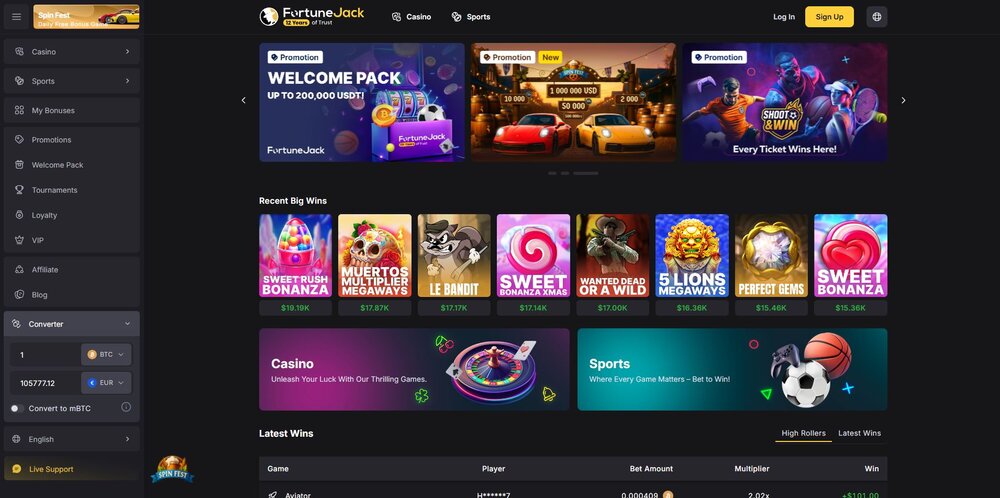 fortunejack casino