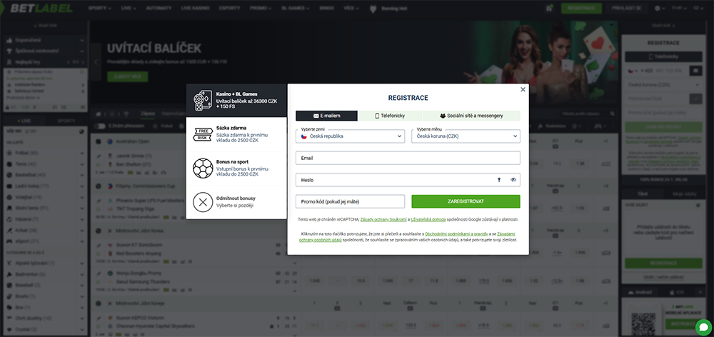 Online casino BetLabel 