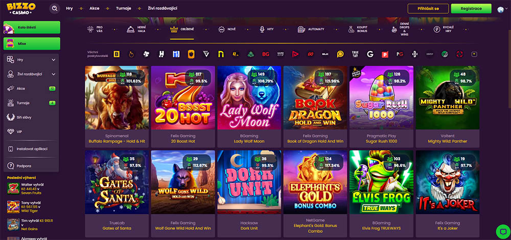Bizzo Casino – Nejlepší automaty