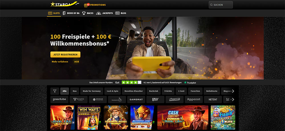 StarGames casino úvod