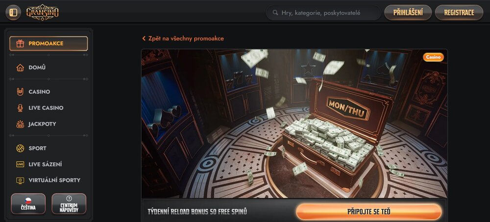  Gransino free spins