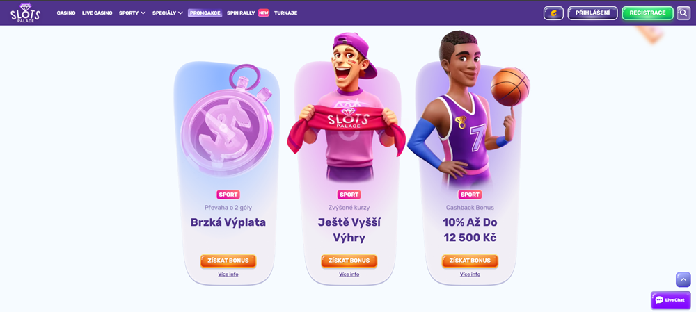 Slotspalace bonus