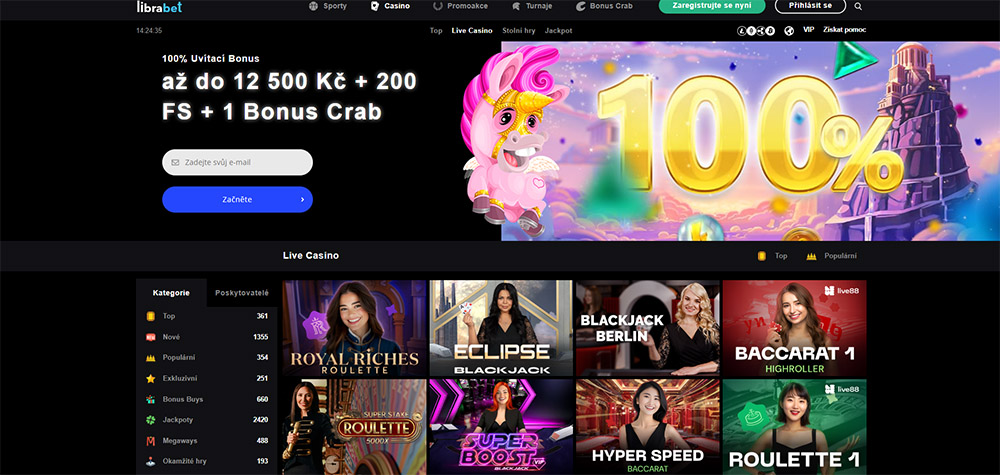 Live casino LibraBet