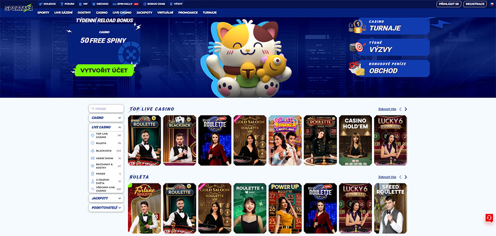 Live casino Sportaza