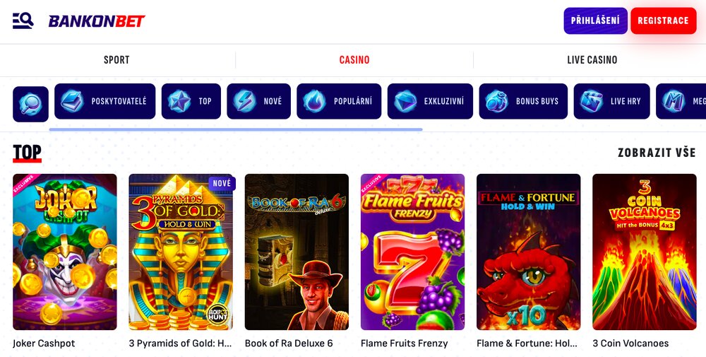 Bankonbet náhled webu