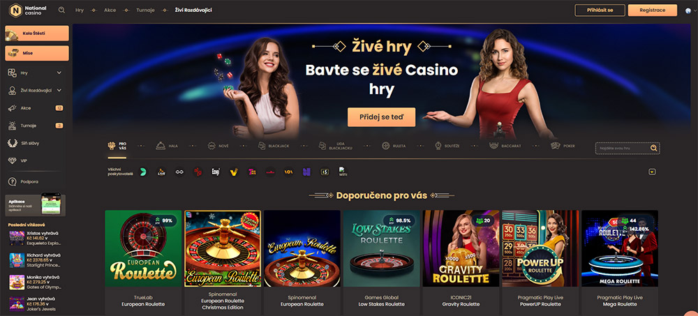 Live casino National Casino