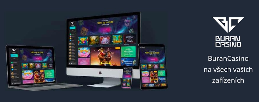 BuranCasino náhled na mobilních zařízeních