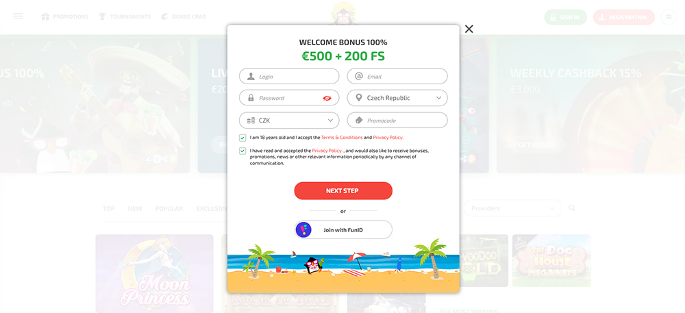 BoaBoa casino registrace a login