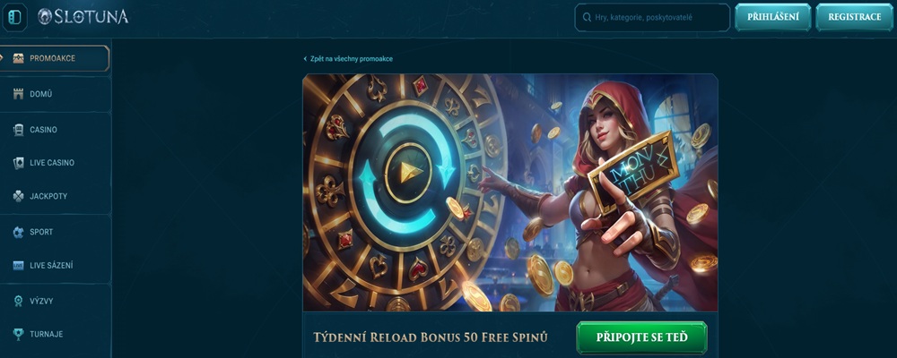 Týdenní reload bonus