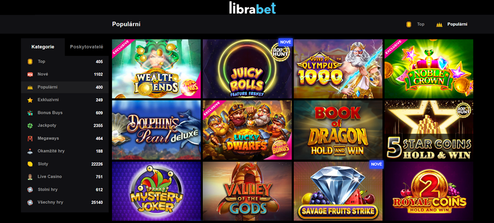 Librabet automaty