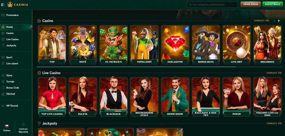 Web casina Casinia