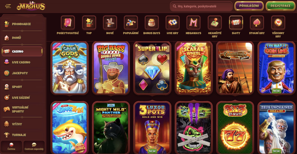 Magius casino automaty
