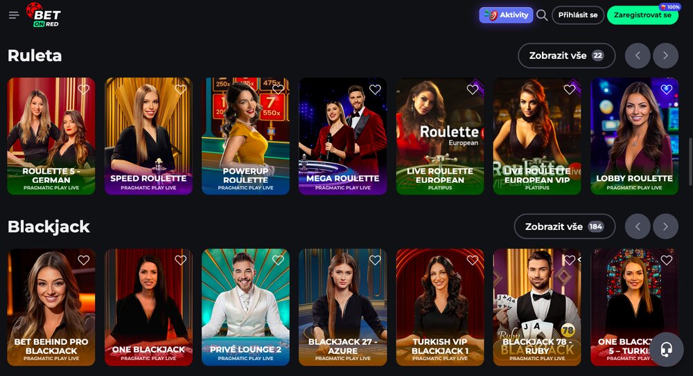 BetOnRed live casino