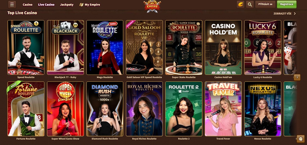 My Empire live casino