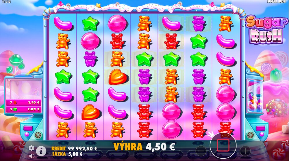 Sugar Rush náhled automatu