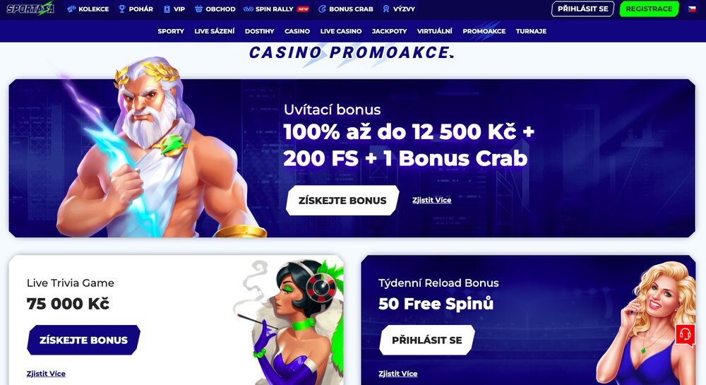 Sportaza bonusy