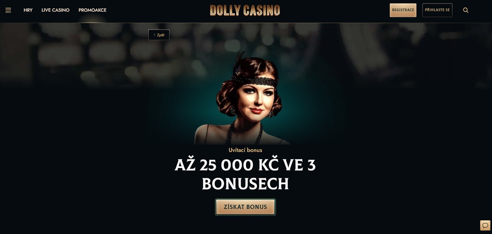 Dolly Casino uvítací bonus