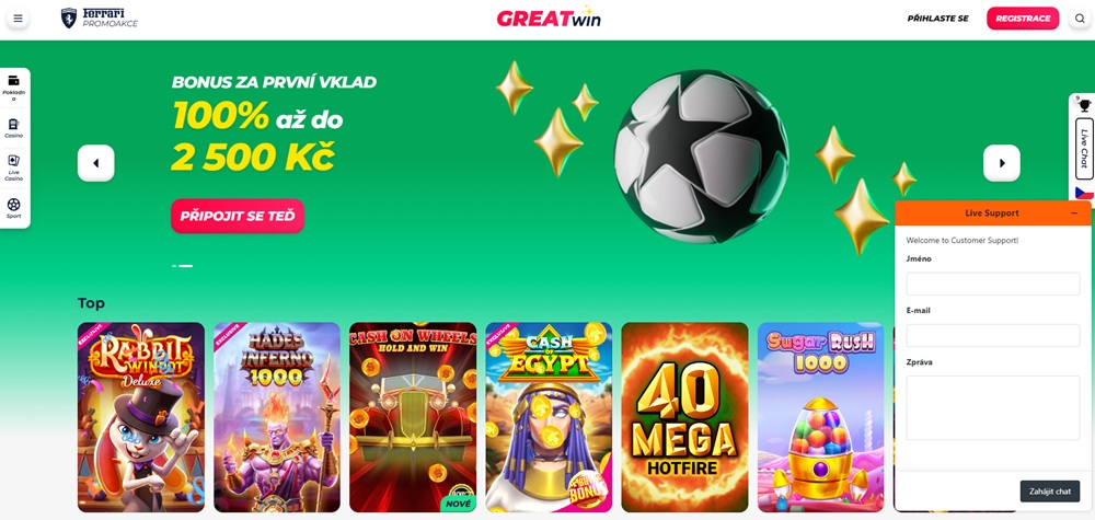 GreatWin kontakt