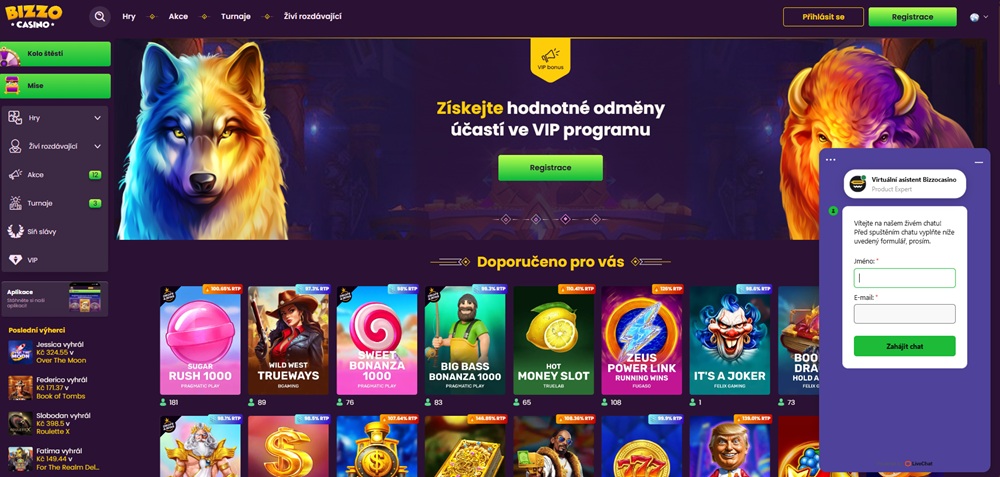 Bizzo Casino kontakt