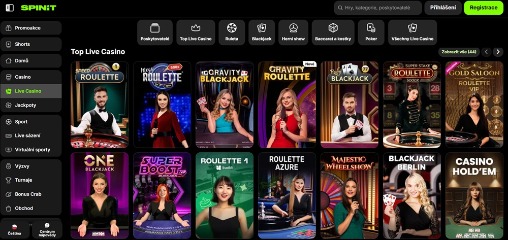Spinit live casino