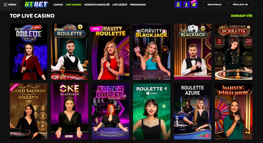 RTbet live casino