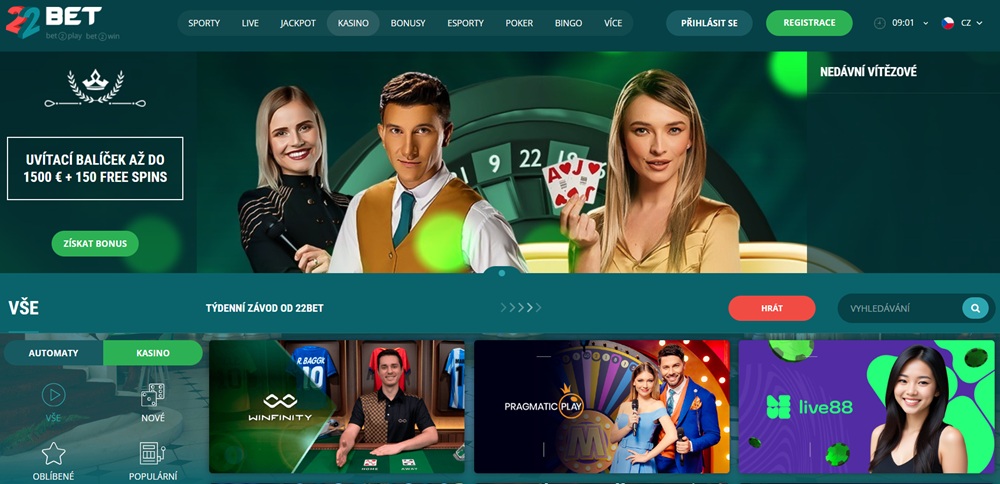 22BET licence
