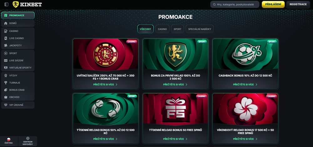 KinBet no deposit bonus