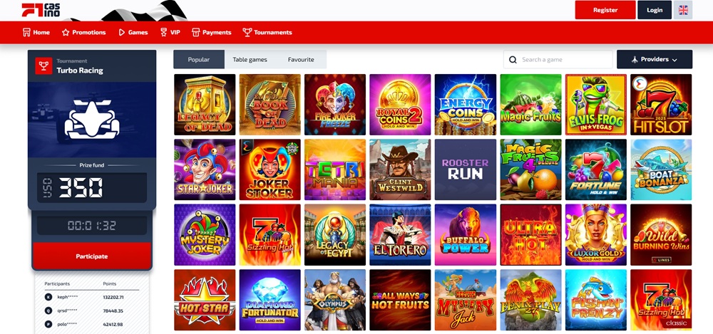 F1 Casino licence