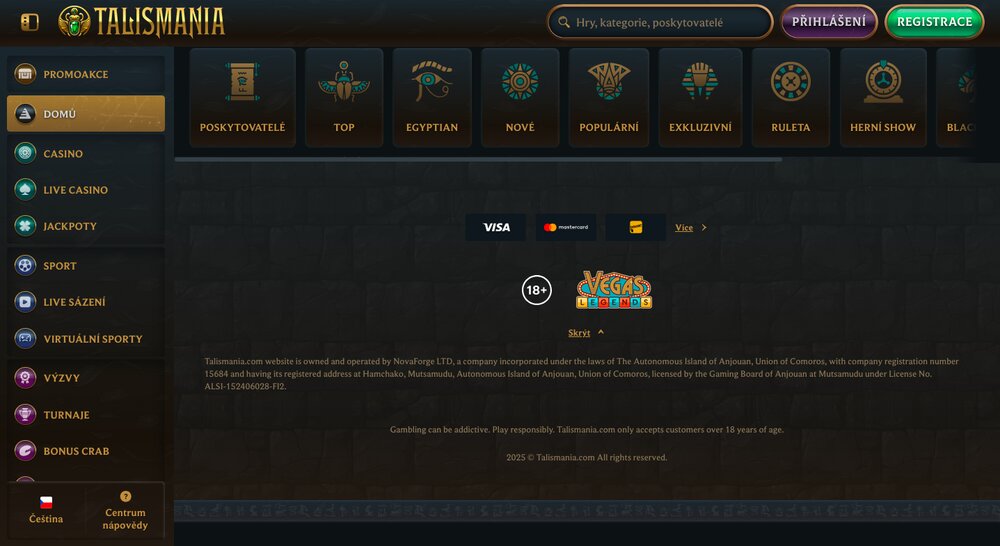 Talismania licence