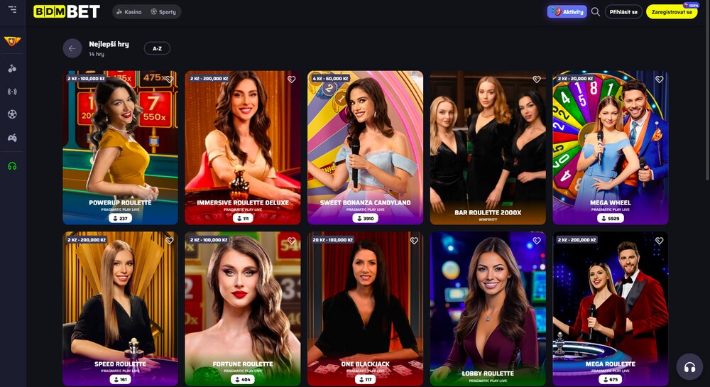 BDMbet live casino