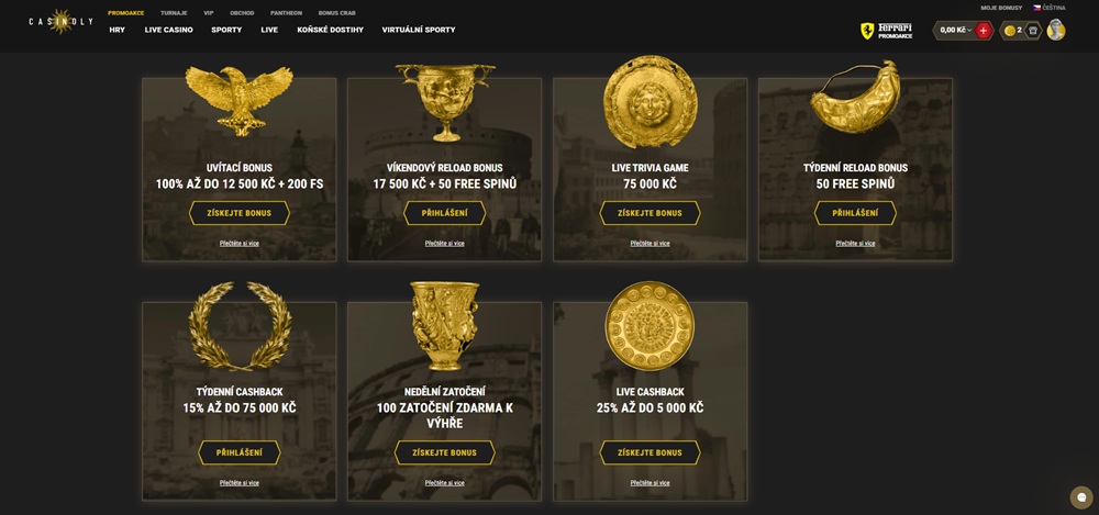 Casinoly no deposit bonus
