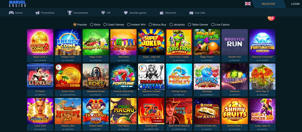 Marvel Casino licence