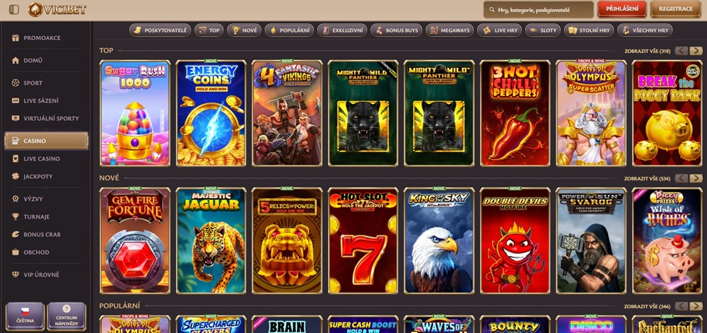 ViciBet automaty