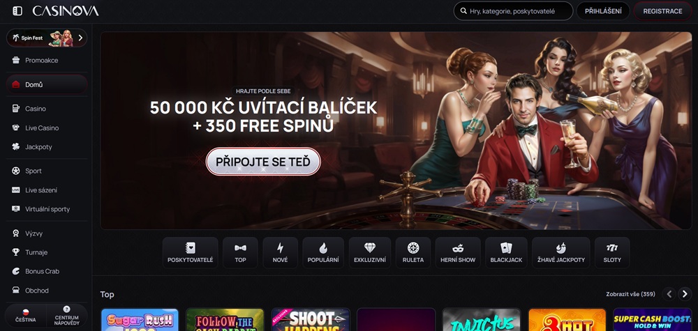 Casinova aplikace