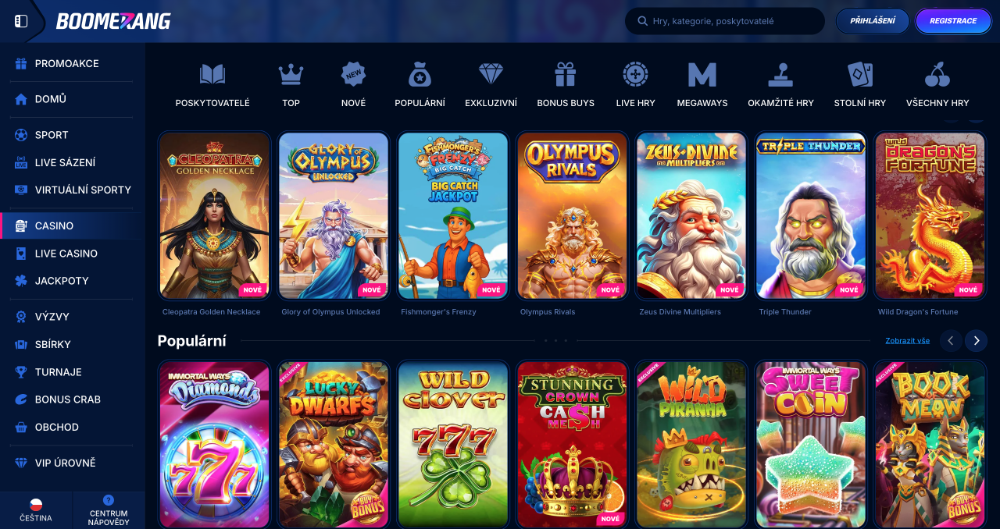 Customer support v casinu Boomerang Bet očima hráčů Boomerang bet úvodní
