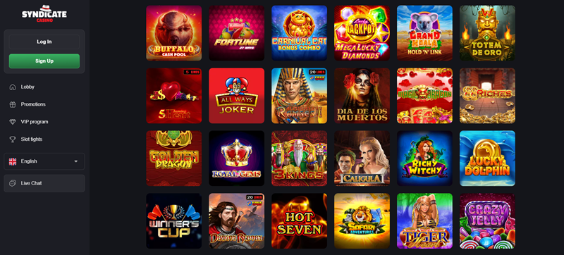 Syndicate casino