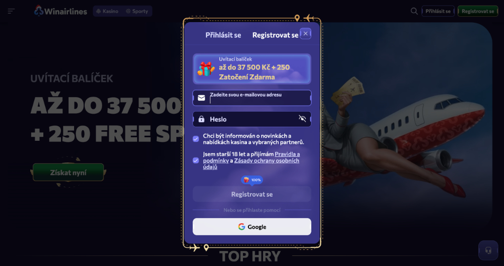 Winairlines promo code – úvodní obrázek