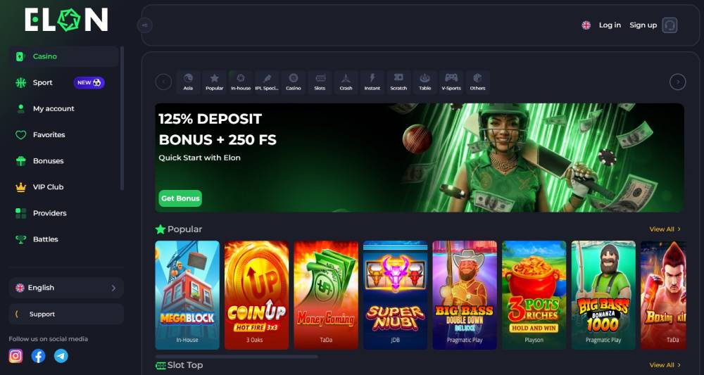 Elon Casino úvod