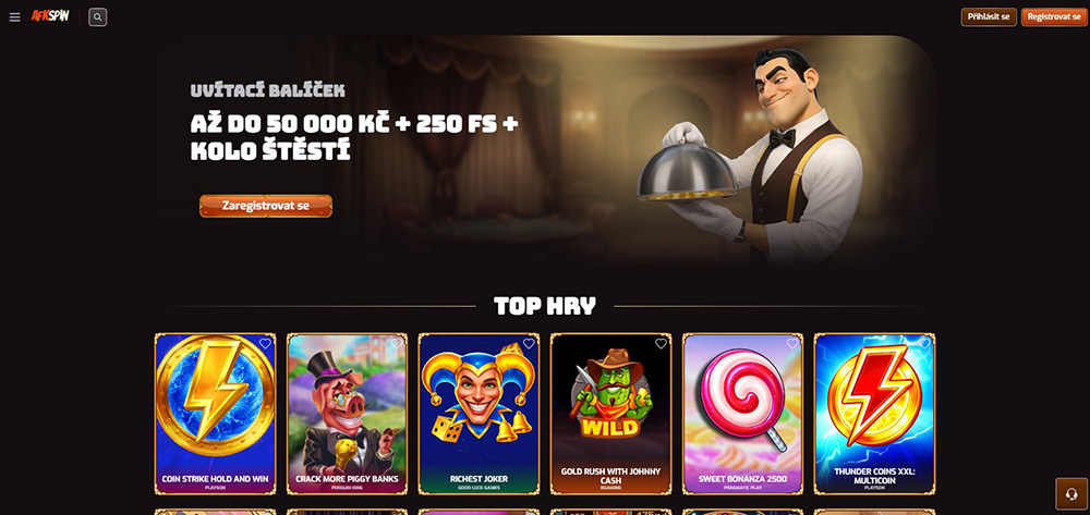 AFKspin casino úvod